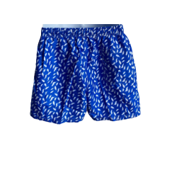 Short de bain motifs feuilles homme